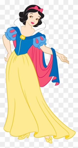 Classic Snow White Princess Png Clipart - Disney Princess In Cartoon Transparent Png