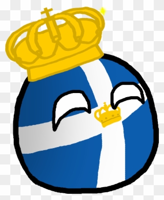 Image Royalty Free Greece Clipart Independence Day - Kingdom Of Greece Countryball - Png Download