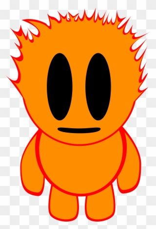 Big Image - Flame Boy Clipart