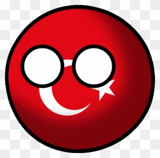 Turkeyball Countryballs Turkey Freetoedit - Turkeyball Png Clipart