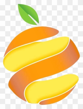 Peel'd Aug Menu - Orange Peel Food Logo Clipart