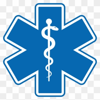 Ems Symbol - Medical Symbol Icon Flat Clipart