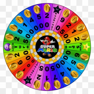 Prize Template Quantumgaming Co Powerpoint Templates - Wheel Of Fortune Mario Clipart