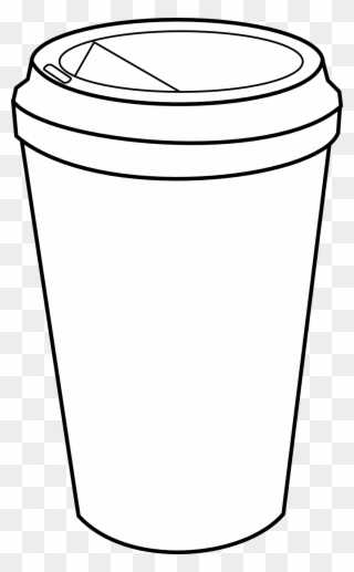 Jar Clipart Lid Drawing - Go Coffee Cup Drawing - Png Download