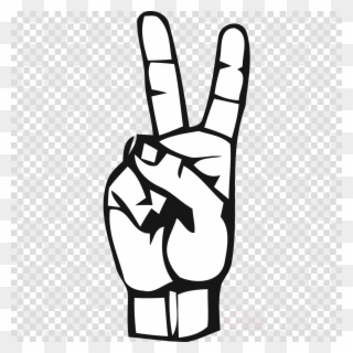 1 Sign Language Clipart American Sign Language Clip - Number Sign Language Clip - Png Download