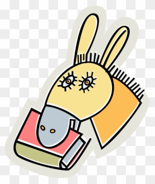 Vector Illustration Of Donkey Ass Jackass With Book Clipart