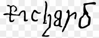 Richard Ii Signature - King Richard Ii Signature Clipart