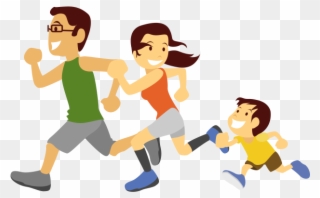 Active Parents Raise Active Kids1 - Physically Active Animation Clipart