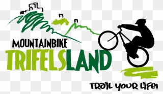 Mountainbike-trifelsland Logo - Hybrid Bicycle Clipart