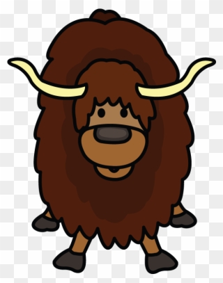 Clipart Library Library How To Draw A Yak - Yak Drawing Kids - Png Download