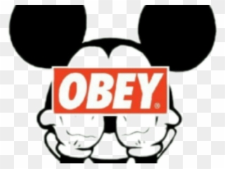Obey Clipart Nose - Mickey Mouse Obey Iphone 7 Case - Png Download