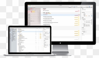 3 For Mac On Macbook Pro And A Thunderbolt Display Clipart