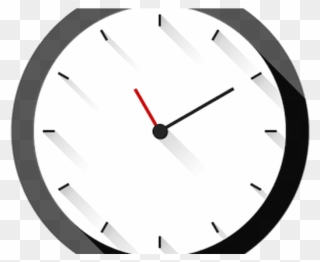 Long Shadows Clock - Wall Clock Clipart