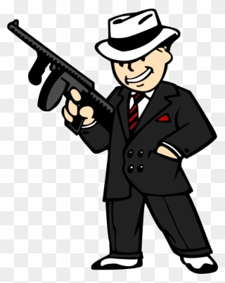 Vault Boy Gangster Clipart