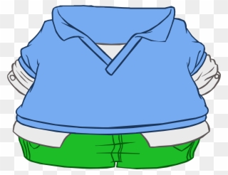 Collared Blue Shirt - Camisas Id De Club Penguin Clipart