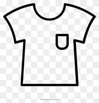 T Shirt Coloring Page With Ultra Pages - Coloring Book Clipart