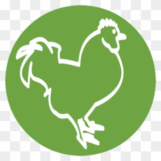 Raising Happy Chickens Icon - Circle With A Line Through Clipart