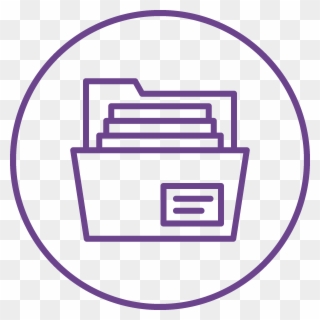 Data Collection - Icon Assessment Purple Clipart