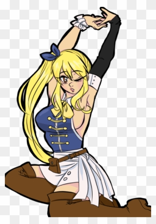 Whoops I Really Like Fairy Tail Here's Lucy I Love - Lucy's Appearance In X 792 Clipart