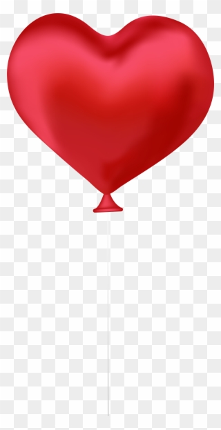 Red Heart Balloon Png Clipart
