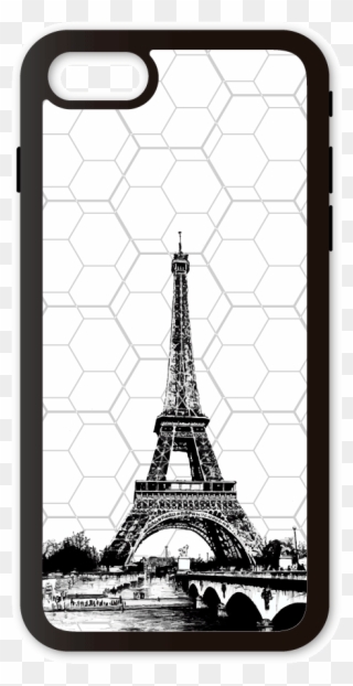 Funda Móvil Iphone 7/iphone 8 París Torre Eiffel 3d - Eiffel Tower Clipart