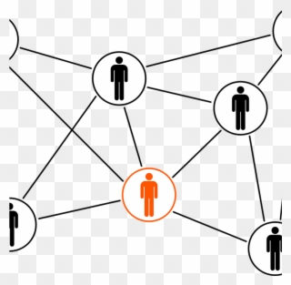 Networking Clip Art Linked Connected Network Free Vector - John Barnes Social Networks - Png Download