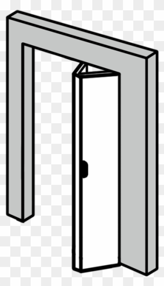 A Bi-fold Door Is A Type Of Folding Or Sliding Door - Door Clipart