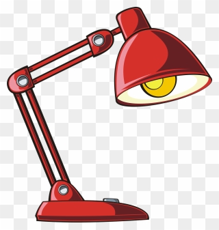 Lamp, Desk Lamp, Bulb, Lighting, Drawing, Graphics - Drawing Clipart