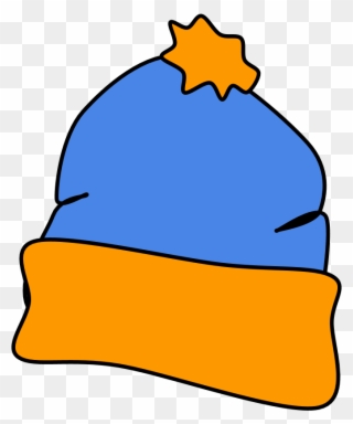 Hat, Winter, Blue, Orange, Style - Yellow Clipart