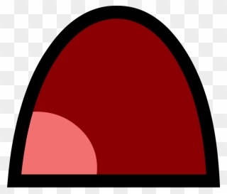 Pen Mouth Frown 2 - Bfdi Assets Mouth _ Png Clipart