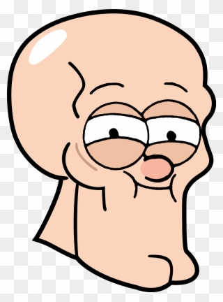 Squidward Tentacles Patrick Star Face Hair Nose Facial - Handsome Squidward Drawing Clipart