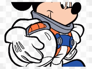 Astronaut Clipart Mickey - Mouse Clipart Mickey Mouse Astronaut - Png Download