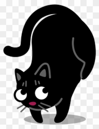 Png Transparent Stock Cat Kitten Ico Icon Black Pattern - Gato Ico Clipart