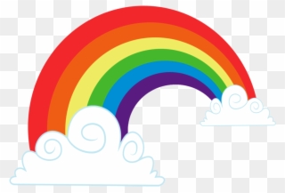 Rainbow Cloud Vector Png Clipart