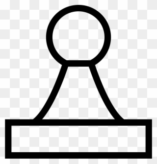 White Chess Pawn Comments - Vector Graphics Clipart