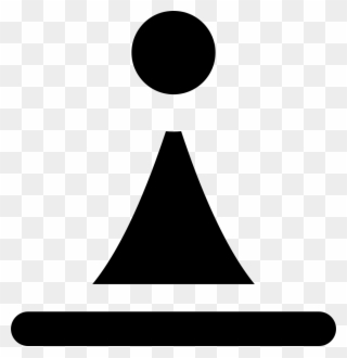 Geometric Chess Pawn Comments Clipart