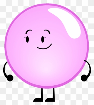 Pink Bubble Pose - Pink Bubble Bfdi Clipart