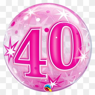Birthday Pink Bubble Balloon Display - 18 Balloon Pink Clipart