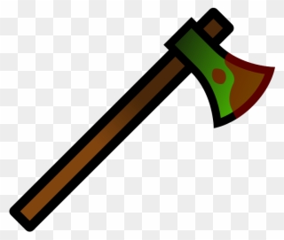 Loot Melee Woodaxe Bloody - Surviv Io Melee Weapons Clipart