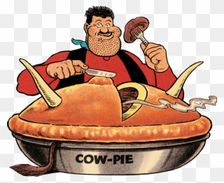 Would Looser Gun Control Laws Boost The Uk's Economy - Desperate Dan Eating Cow Pie Clipart