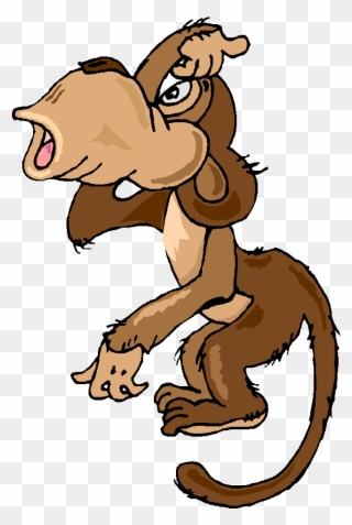 Gif Clip Art Animations - Monkey Confused Pillow Case - Png Download