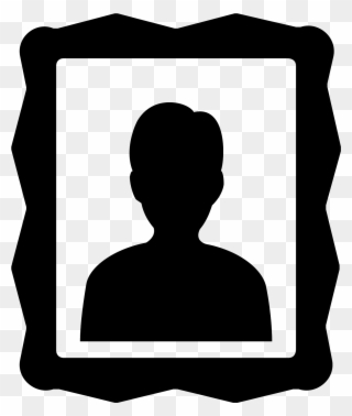 The Icon Portrait Is A Medium Sized Square - Portrait Icon Png Clipart