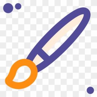 Paintbrush Quo Stock - Circle Clipart