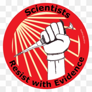 Viva La Evidence New Options - Scientists Resist, With Evidence! T-shirts Homme Clipart