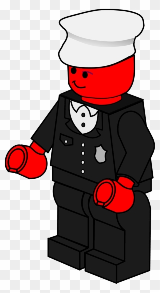Lego Town Policeman - Lego Clipart - Png Download
