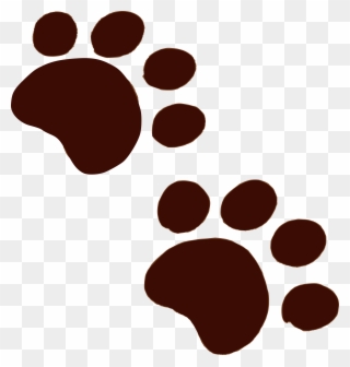 The Muddy Bunch Paw - Paw Clipart