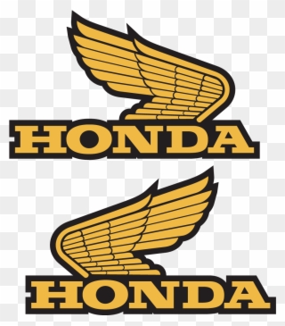 Vector Royalty Free Stock Honda Vector Yellow - Honda Logo Motorcycle Clipart