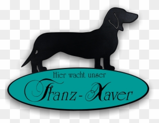 Order Here The Relief With The Adorning Dog Motif "dachshund" - Dachshund Clipart