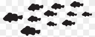Fishes Silhouette Png Clip Art Image - Fishes Silhouette Png Transparent Png
