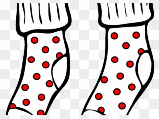 Blue Dress Clipart Sox - Colouring Pictures Of Socks - Png Download